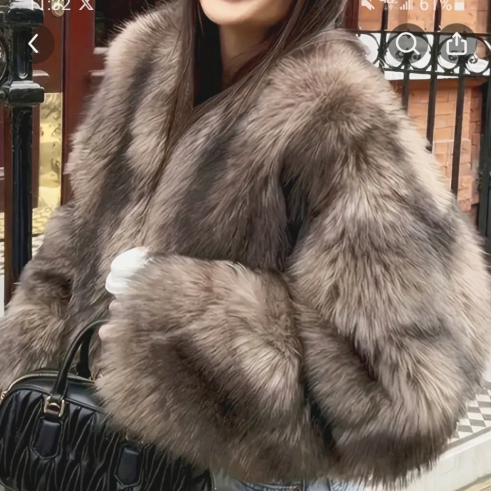 Plus Size Faux Fur